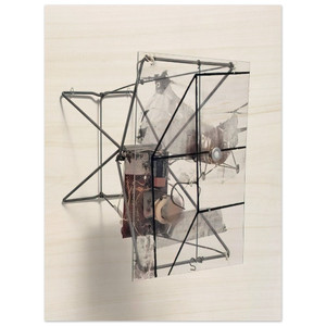 Robert Rauschenberg  DRY CELL 1963 Wood Print