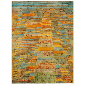 Paul Klee  HIGHWAY AND BYWAYS 1929 Wood Print