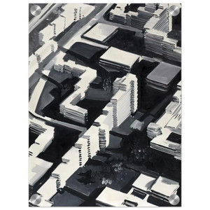 Gerhard Richter  TOWNSCAPE SA 1969 Acrylic Print