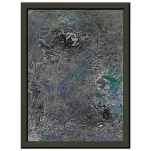 Milton Resnick  UNTITLED 6 1959 Premium Metal Framed Art Print / Poster