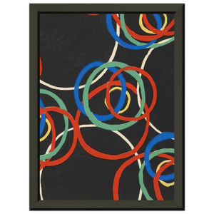 Sonia Delaunay  DESIGN Premium Metal Framed Art Print / Poster