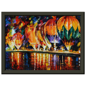 Leonid Afremov  Leonid Afremov N14 Premium Metal Framed Art Print / Poster