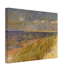 Theo van Rysselberghe  THE DUNES ZWIN KNOKKE 1887 Canvas