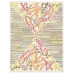 Sonia Delaunay  D181OULEURS IDEES 1 Wood Print