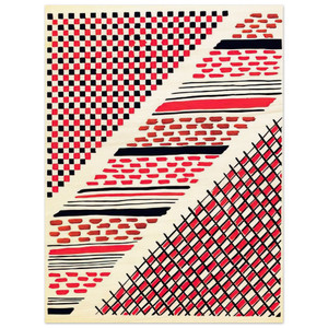 Sonia Delaunay  COMPOSITION 13 Wood Print