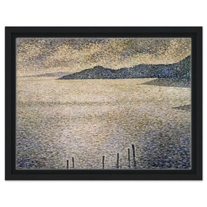 Theo van Rysselberghe  CHANNEL COAST 1892 Framed Canvas