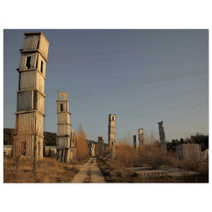 Anselm Kiefer Kiefer's Barjac Studio Complex France 2012 Wood Print