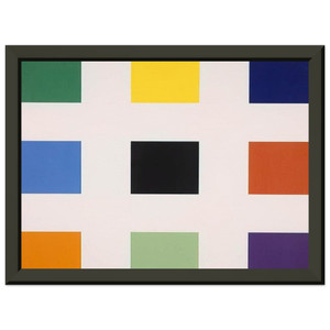 Ellsworth Kelly  Nine Squares Premium Metal Framed Art Print / Poster