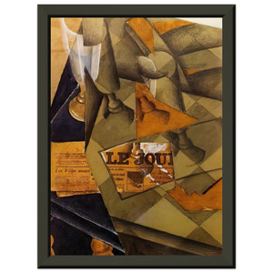 Juan Gris  STILL LIFE 1914 N2 Premium Metal Framed Art Print / Poster
