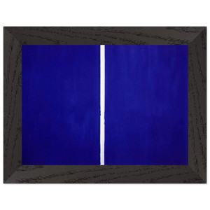 Barnett Newman  Onement VI Premium Wooden Framed Art Print / Poster