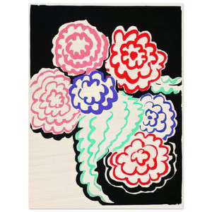 Sonia Delaunay  D181OULEURS IDEES 2 Wood Print