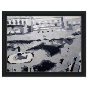 Gerhard Richter  TOWNSCAPE M6 1968 Framed Canvas