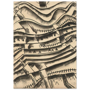 Man Ray  RIDGEFIELD LANDSCAPE Fine Art Poster / Art Print