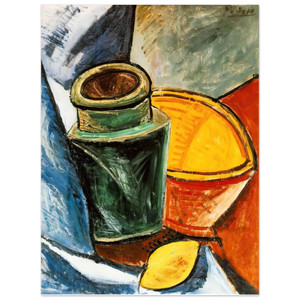 Pablo Picasso  Still life with lemons N1 Aluminum Print