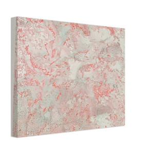 Nancy Graves Anaglyphic View Moon Rocks Stereoscopic Image 1973 Canvas