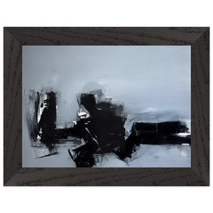 Luis Feito  UNTITLED 1961 2 Premium Wooden Framed Art Print / Poster