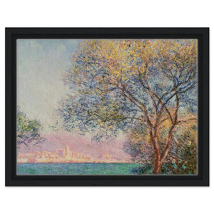 claude monet  Antibes in the Morning Framed Canvas