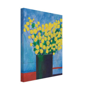 Aldemir Martins  Vase With Flowers  1968 Canvas