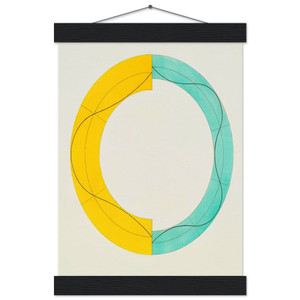 Robert Mangold SPLIT RING IMAGE 2008 Matte Poster with Hanger