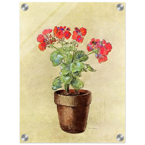 Odilon Redon  GERANIUMS 1902 Acrylic Print
