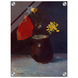 Odilon Redon  PITCHER OF FLOWERS Acrylic Print