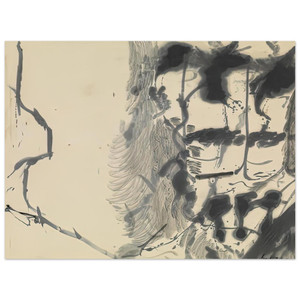 Helen Frankenthaler  New York Bamboo 1957 Aluminum Print