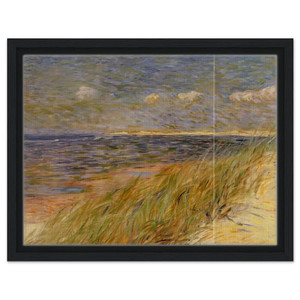 Theo van Rysselberghe  THE DUNES ZWIN KNOKKE 1887 Framed Canvas