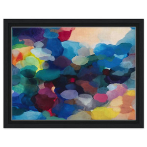 Alice Baber  Noble Numbers Framed Canvas