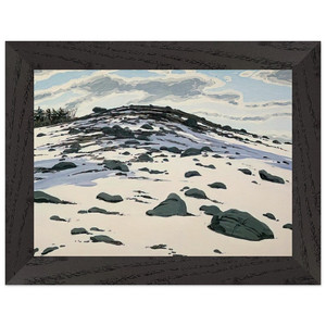 Neil Welliver Shadow Frankfort Barren Premium Wooden Framed Art Print / Poster