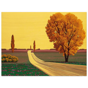 Hiroshi Nagai  Autumn N1 Wood Print