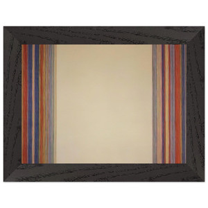 Gene Davis  Kings Gate  1978 Premium Wooden Framed Art Print / Poster