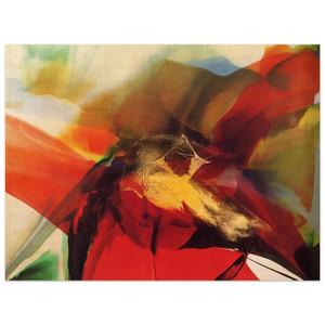 Paul Jenkins  Phenomena Day of Zagorsk  1966 Wood Print