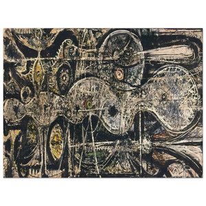 Richard PousetteDart  Undulation  1942 Wood Print