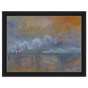 claude monet  Charing Cross Bridge 02 Framed Canvas