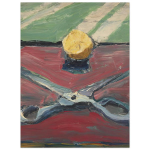 Richard Diebenkorn  Scissors and Lemon II Aluminum Print