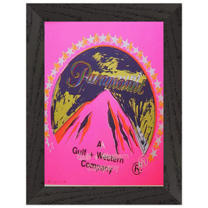 Andy Warhol  Paramount Premium Wooden Framed Art Print / Poster