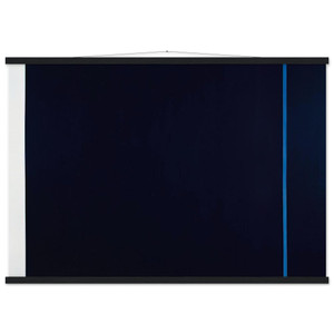 Barnett Newman  Midnight Blue N1 Museum-Quality Matte Paper Poster with Hanger