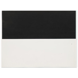 Ellsworth Kelly  Black and White from the series Line Form Color Aluminum Print