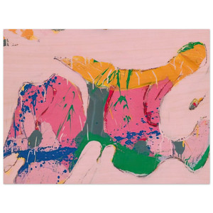 Norman Bluhm  Uranus  1974 Wood Print