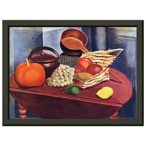 Moise Kisling  STILL LIFE N6 Premium Metal Framed Art Print / Poster
