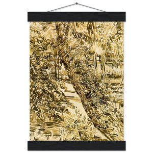 Van Gogh Tree with Ivy in Asylum Garden Matte Paper Poster with Hanger