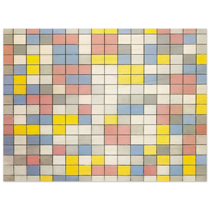 Piet Mondrian  Composition with Grid IX Wood Print