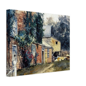 Childe Hassam  Old House Nantucket Canvas
