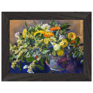 Rysselberghe Vase of Flowers 1923 Premium Wooden Framed Art Print / Poster