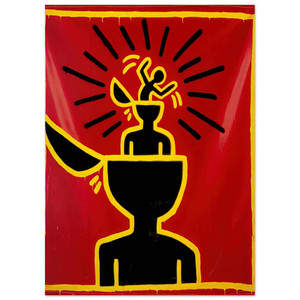 Keith Haring  UNTITLED 1982 N4 Fine Art Poster / Art Print