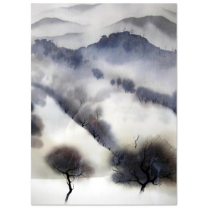 Eyvind Earle  California landscape N1 Fine Art Poster / Art Print