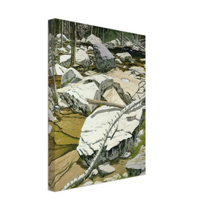 Neil Welliver  The Blue Pool  1980 Canvas