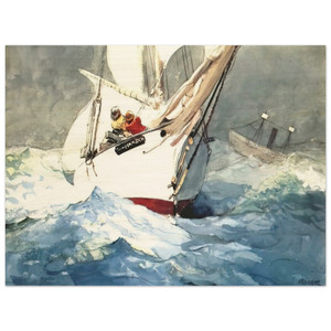 Winslow Homer  DIAMOND SHOAL Wood Print