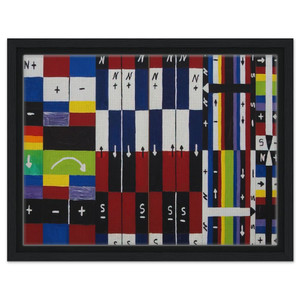 Alfred Jensen  A World in Itself  1961 Framed Canvas