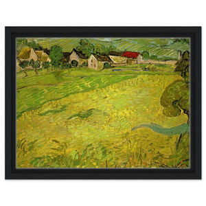 Vincent van Gogh  View of Vessenots near Auvers Framed Canvas